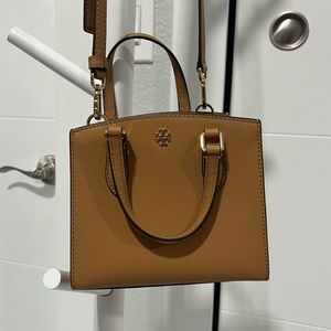 Tory Burch Mini Brown Square Crossbody